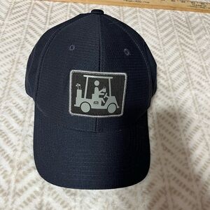 Travis Mathew Black Baseball Cap with Golf Cart Logo